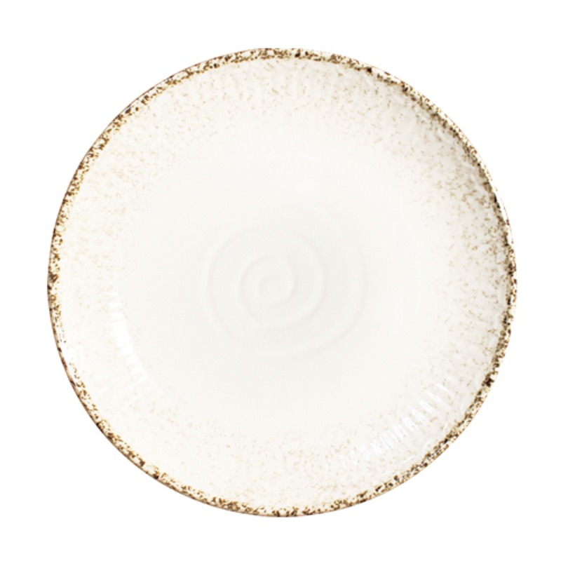 초코마블 줄무늬원형접시9 멜라민 업소용 식당그릇