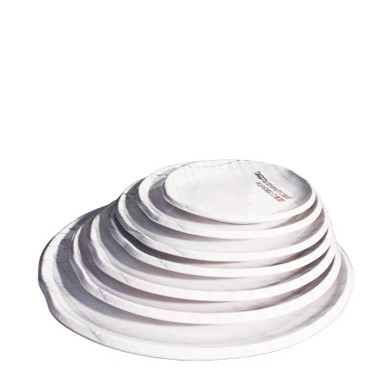 청기와 웰빙원형접시13인치 (최장 지름 325mm) 멜라민 업소용 식당그릇