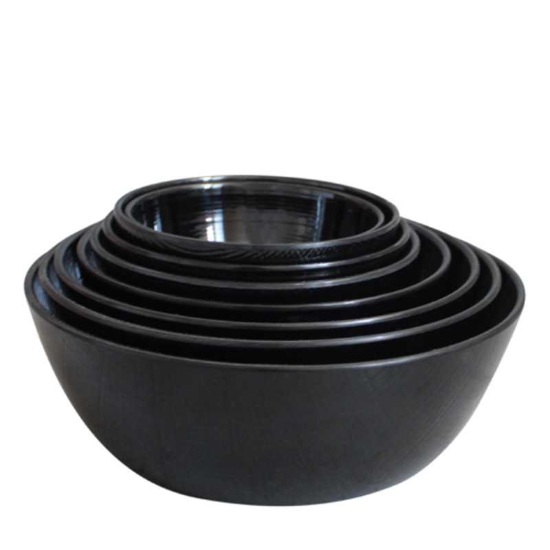 빗살무전사(블랙) 빗살일반볼5호 (지름 155mm) 멜라민 업소용 식당그릇