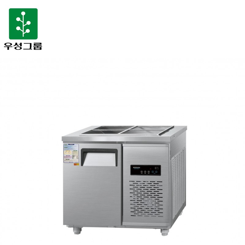 우성 직냉식 찬밧트 3자 올냉장 (내부스텐/디지털) A/S 영업용 카페