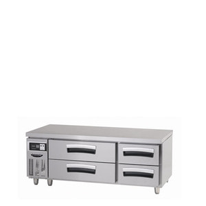 라셀르 낮은서랍식 테이블냉장고 (기본핸들) (간냉식) 1500 LCBD-1544RG