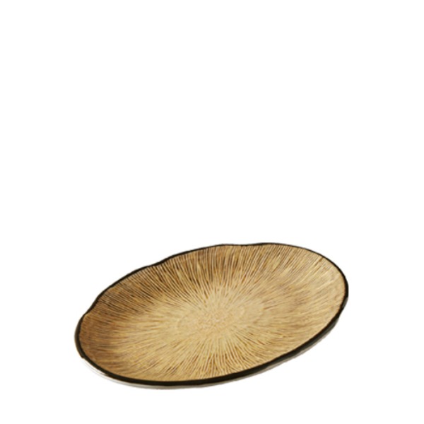 카푸치노 줄무늬앞접시7 멜라민 업소용 식당그릇