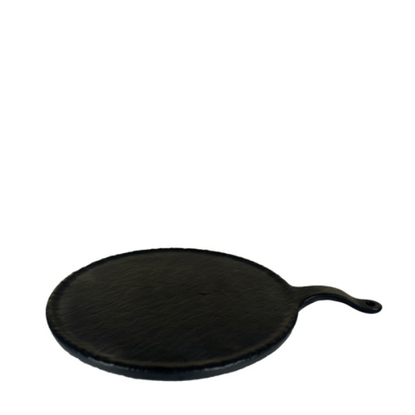 차콜토기 차콜핸들원형서빙보드1호 KMR20	(200mm) 멜라민 업소용 식당그릇