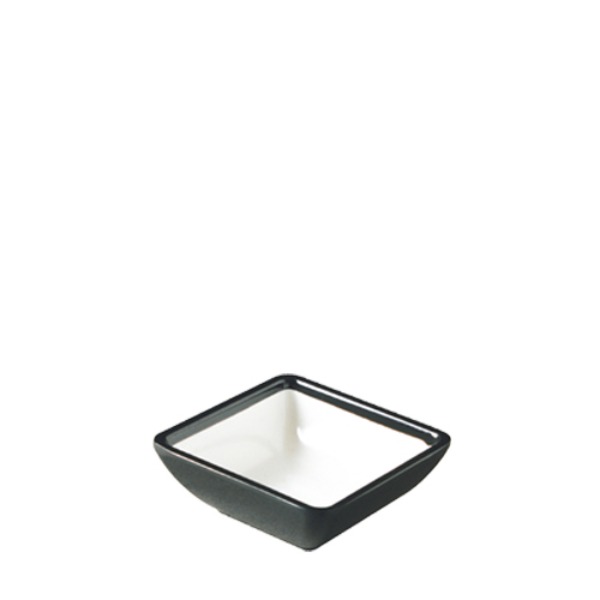 흑백투톤 단초장기 SD75L	(72mm) 멜라민 업소용 식당그릇