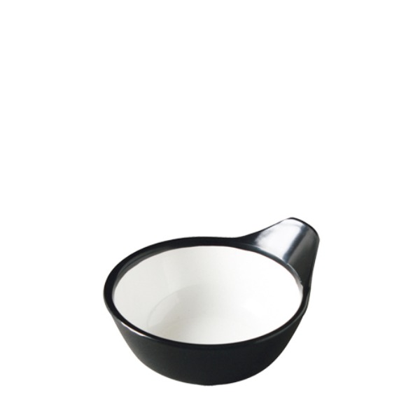 흑백투톤 덴다시 DS11L (125mm) 멜라민 업소용 식당그릇