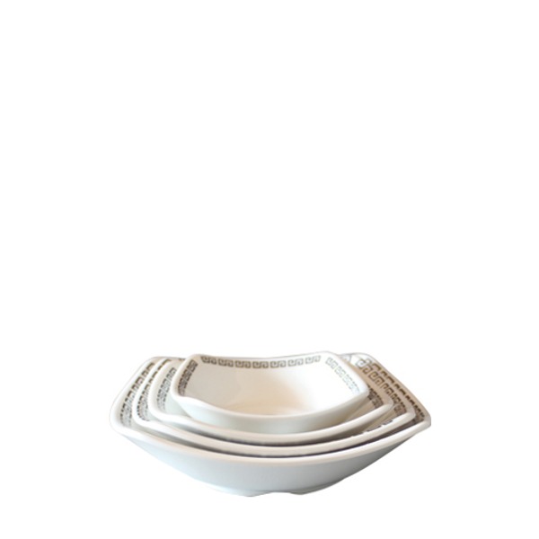 에스체인 신사각찬기4호 (지름 155mm) 멜라민 업소용 식당그릇