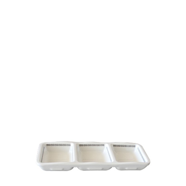 에스체인 웰빙삼사각종지 (지름 200mm) 멜라민 업소용 식당그릇
