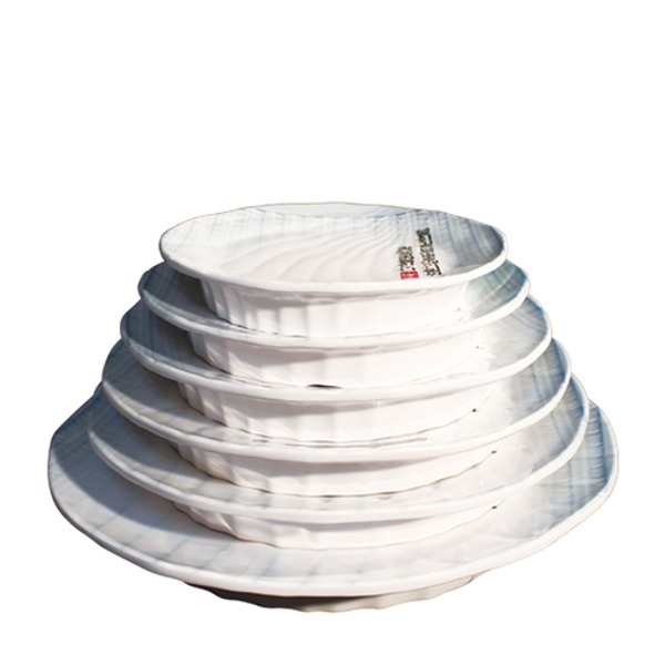 청기와 퓨전높은원형접시14인치 (지름 357mm) 멜라민 업소용 식당그릇