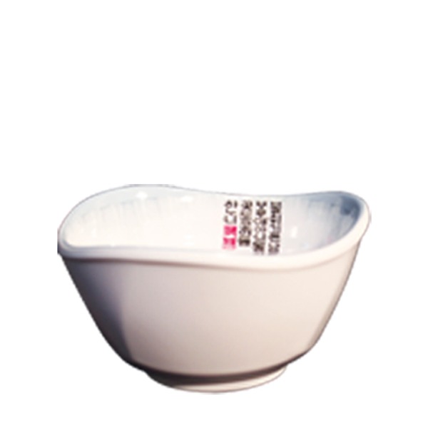 청기와 웰빙웨이브사각공기 (지름 108mm) 멜라민 업소용 식당그릇