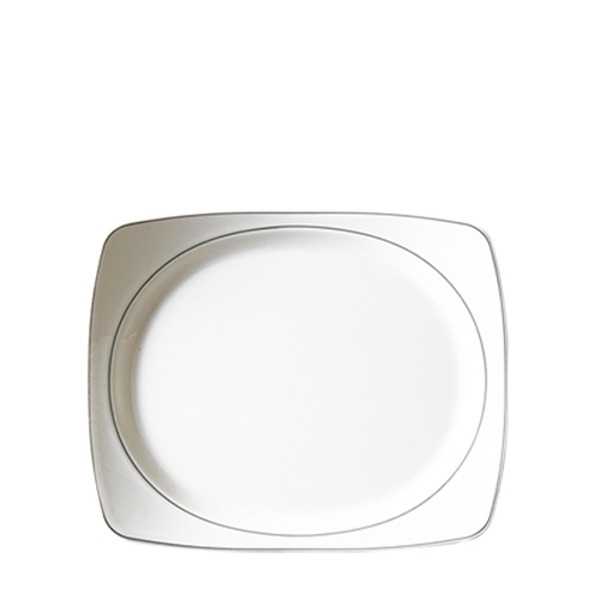 홈라인 직사각접시12인치 (최장 지름 290mm) 멜라민 업소용 식당그릇