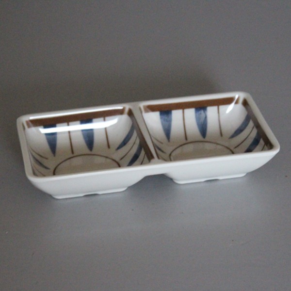 네이비마로 쌍초장기 (최장 지름 145mm) 멜라민 업소용 식당그릇