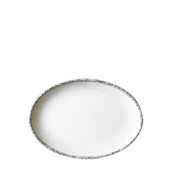 화이트마블 타원접시13인치 (지름 335mm) 멜라민 업소용 식당그릇