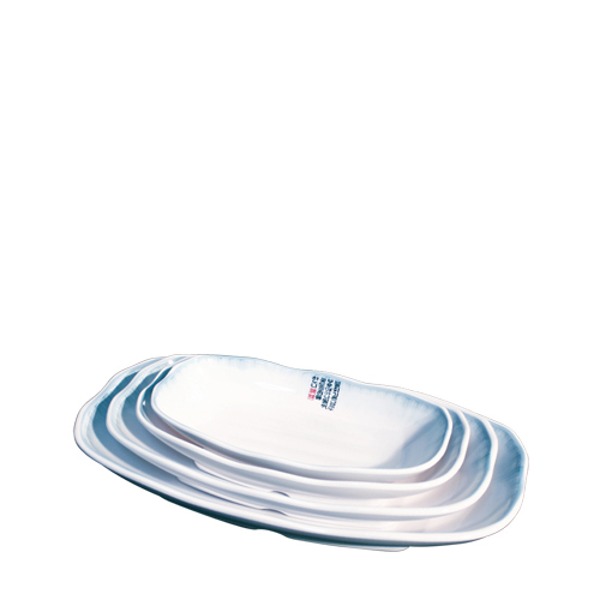 청기와 웰빙골든직사각4호 (최장 지름 235mm) 멜라민 업소용 식당그릇