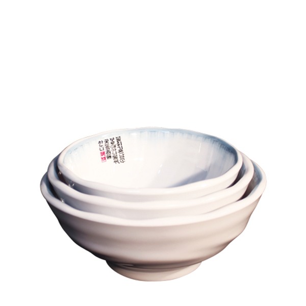 청기와 사파냉면기大 (지름 220mm) 멜라민 업소용 식당그릇