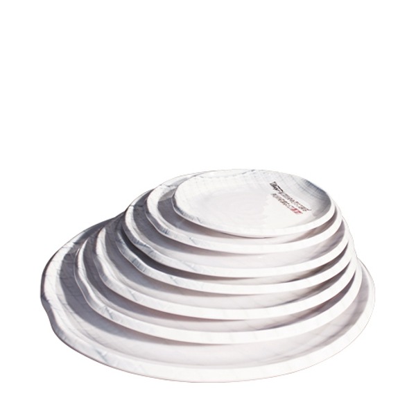 청기와 웰빙원형접시16인치 (최장 지름 400mm) 멜라민 업소용 식당그릇