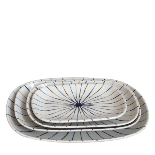 제미라이트 타원직사각접시10인치 (최장 지름 243mm) 멜라민 업소용 식당그릇