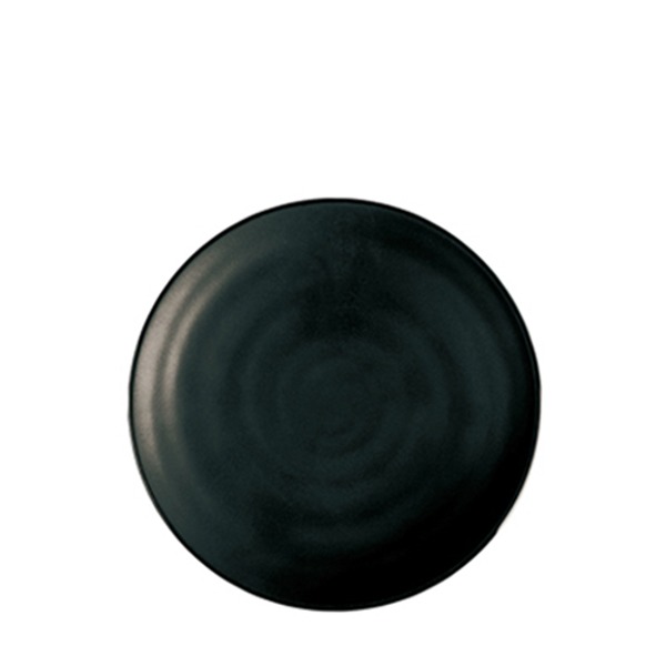 블랙토기 원형접시12인치 (지름 305mm) 멜라민 업소용 식당그릇