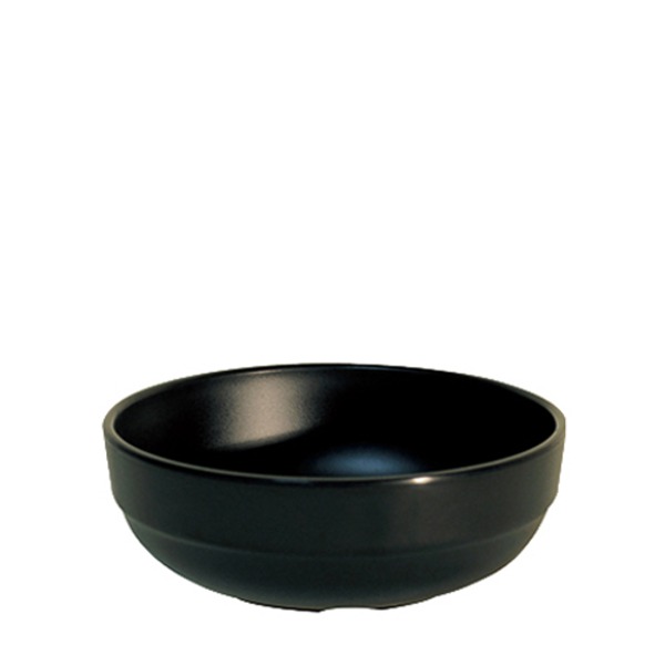 블랙토기 굽7볼 (지름 164mm) 멜라민 업소용 식당그릇