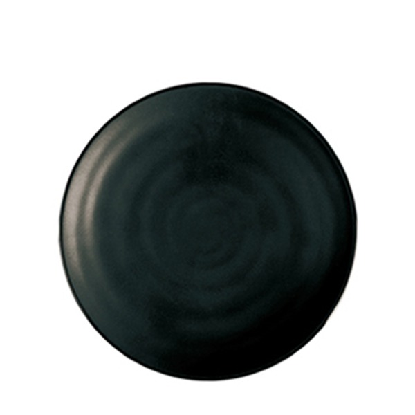 블랙토기 원형접시16인치 (지름 400mm) 멜라민 업소용 식당그릇
