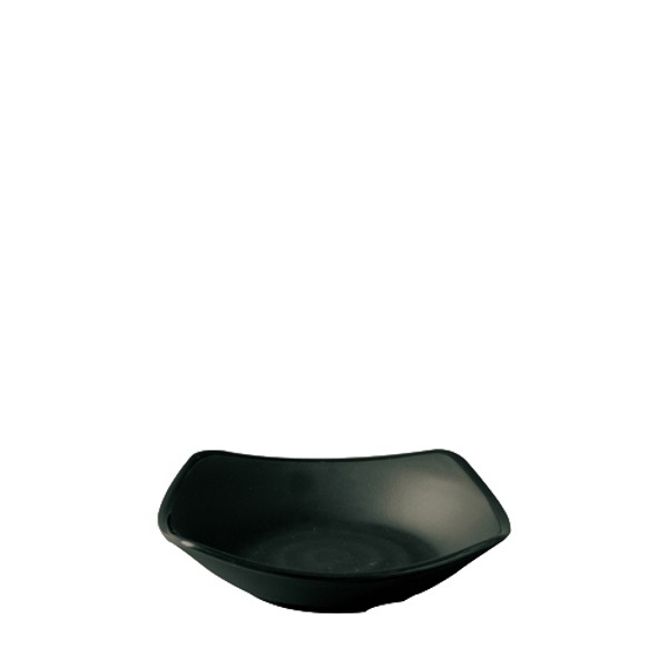 블랙토기 사각찬기1호 (지름 95mm) 멜라민 업소용 식당그릇