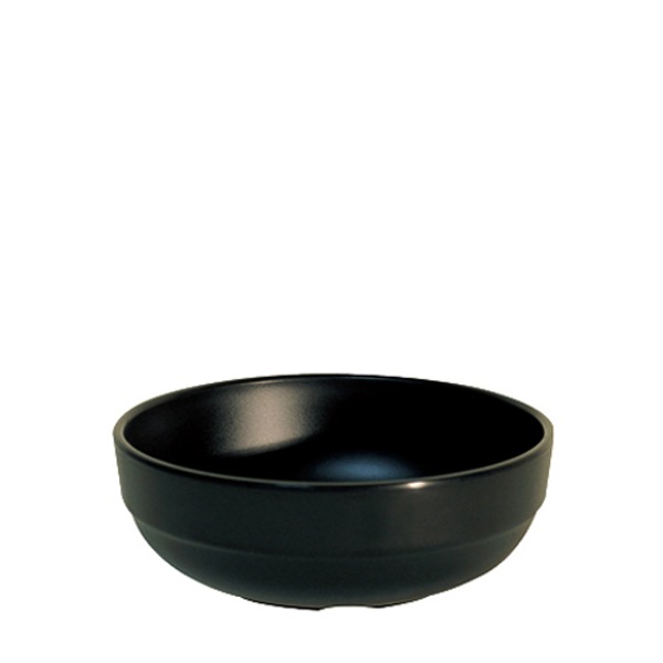 블랙토기 굽6볼 (지름 139mm) 멜라민 업소용 식당그릇