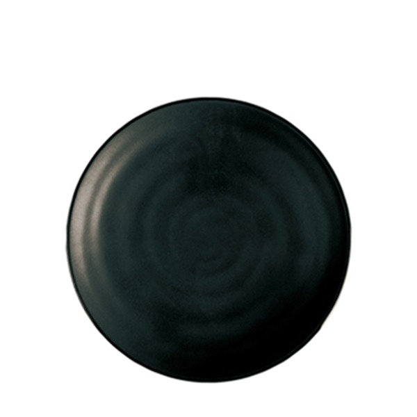 블랙토기 원형접시14인치 (지름 355mm) 멜라민 업소용 식당그릇