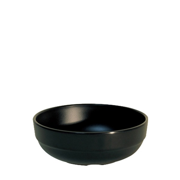 블랙토기 굽5.5볼 (지름 126mm) 멜라민 업소용 식당그릇