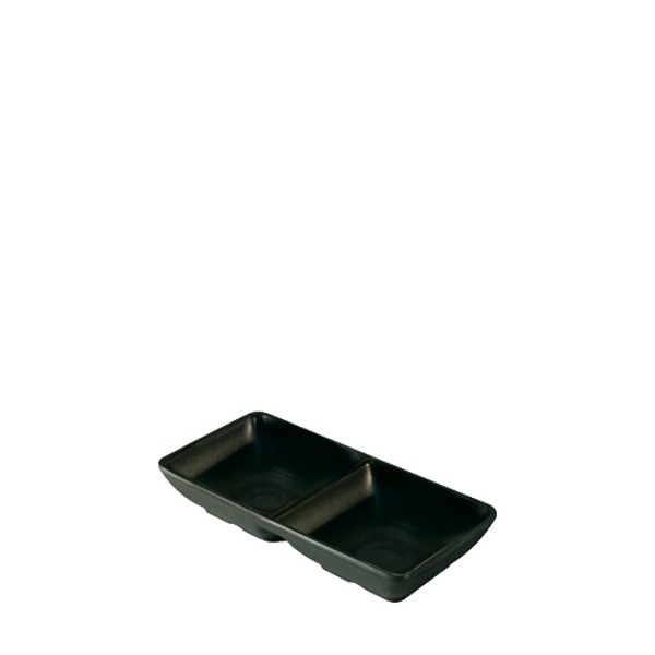 블랙토기 쌍초장기 (최장 지름 145mm) 멜라민 업소용 식당그릇