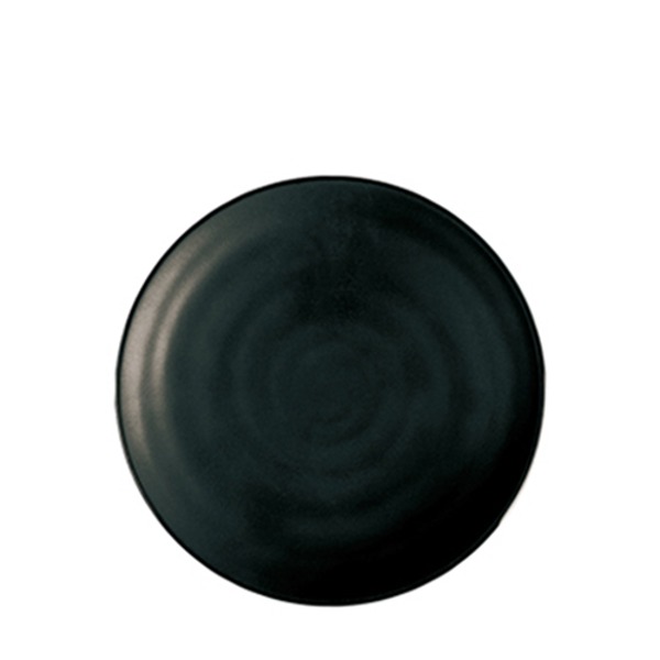 블랙토기 원형접시13인치 (지름 325mm) 멜라민 업소용 식당그릇
