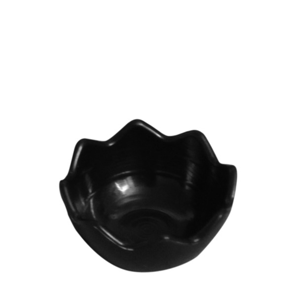 빗살무전사(블랙) 빗살꽃종지 (지름 83mm) 멜라민 업소용 식당그릇