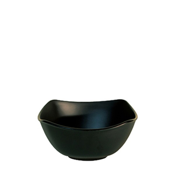 블랙토기 사각9볼 (지름 195mm) 멜라민 업소용 식당그릇