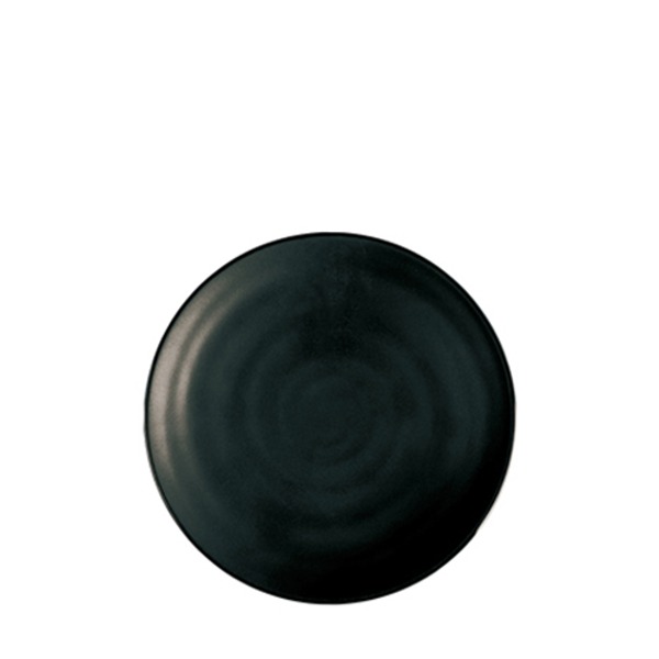 블랙토기 원형접시10인치 (지름 250mm) 멜라민 업소용 식당그릇