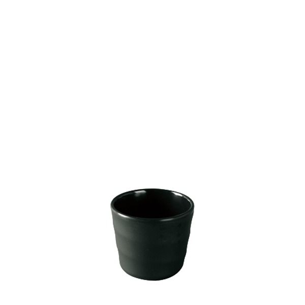 블랙토기 스톤컵 (지름 78mm) 멜라민 업소용 식당그릇