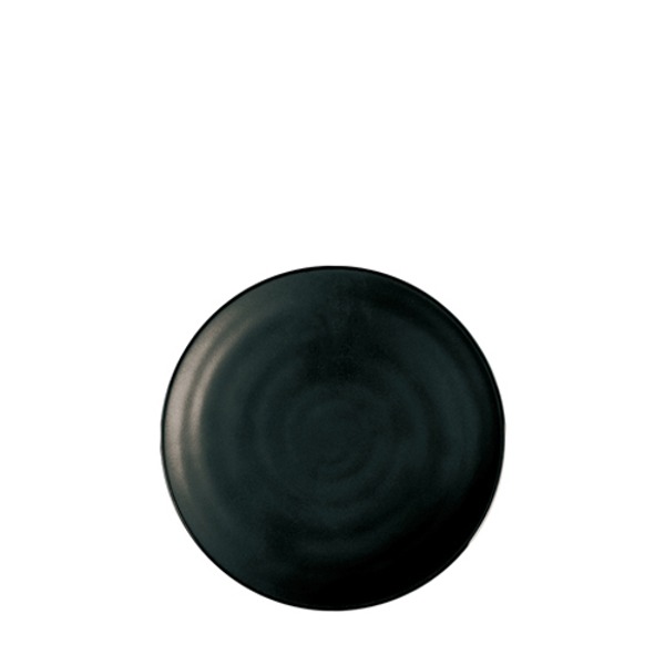 블랙토기 원형접시8인치 (지름 200mm) 멜라민 업소용 식당그릇