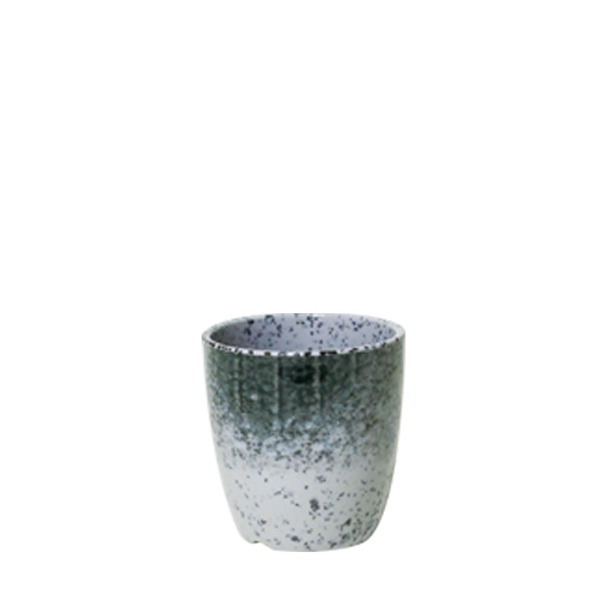 그린마블 웰빙줄무늬컵 (지름 75mm) 멜라민 업소용 식당그릇