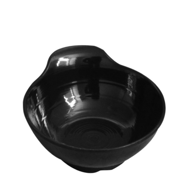 빗살무전사(블랙) 빗살덴다시 (최장 지름 124mm) 멜라민 업소용 식당그릇