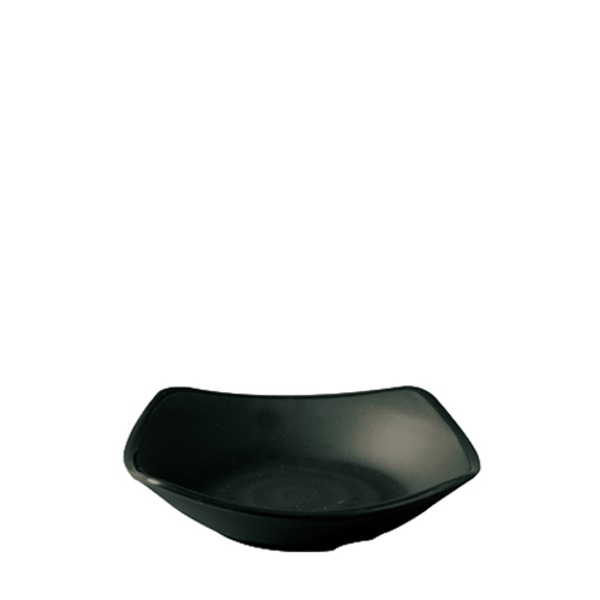 블랙토기 사각찬기3호 (지름 135mm) 멜라민 업소용 식당그릇