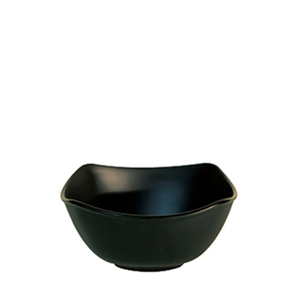 블랙토기 사각10볼 (지름 215mm) 멜라민 업소용 식당그릇