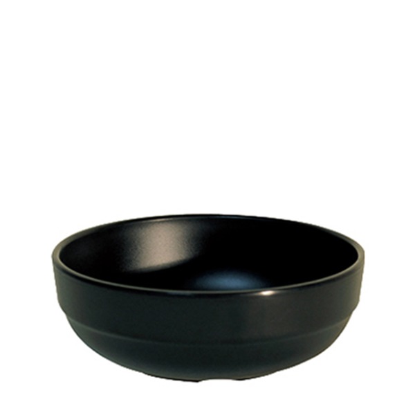 블랙토기 굽9볼 (지름 212mm) 멜라민 업소용 식당그릇