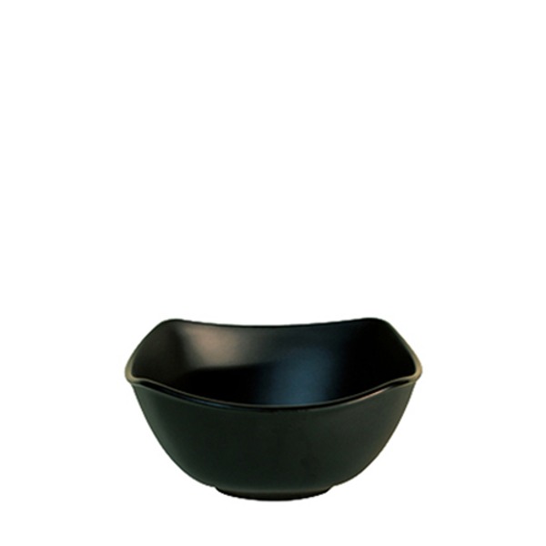 블랙토기 사각8볼 (지름 185mm) 멜라민 업소용 식당그릇