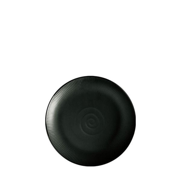 블랙토기 줄무늬원형찜기12인치 (지름 290mm) 멜라민 업소용 식당그릇
