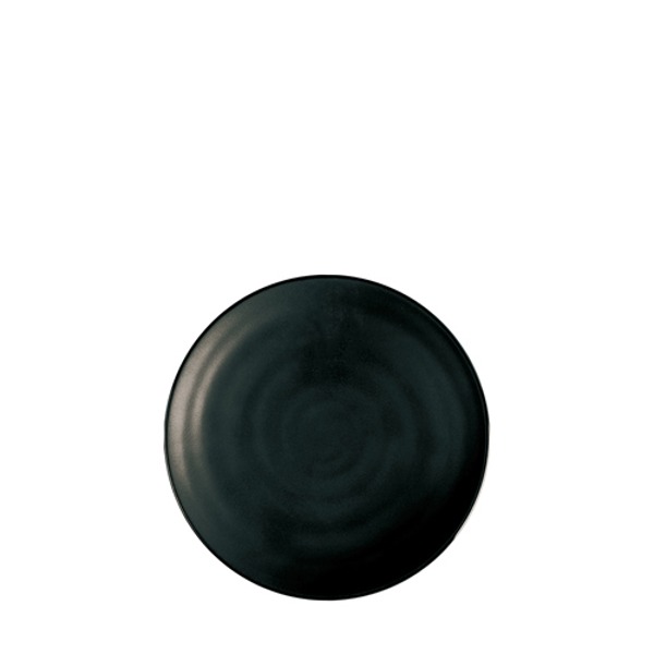 블랙토기 원형접시7인치 (지름 180mm) 멜라민 업소용 식당그릇