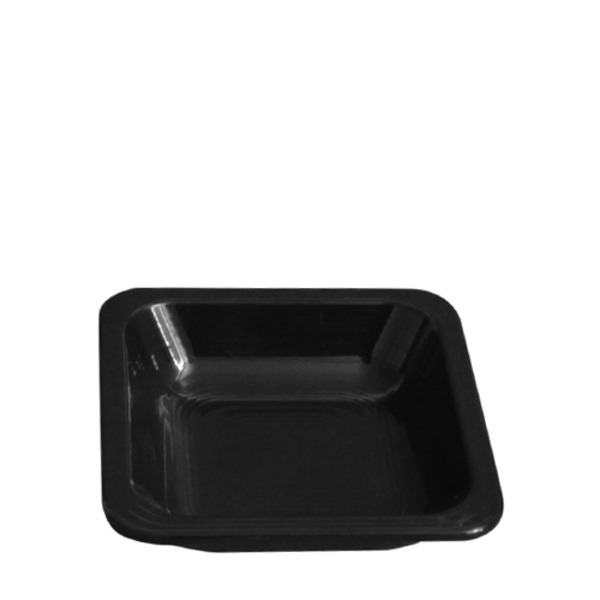 빗살무전사(블랙) 빗살사각앞반찬기 (최장 지름 112mm) 멜라민 업소용 식당그릇