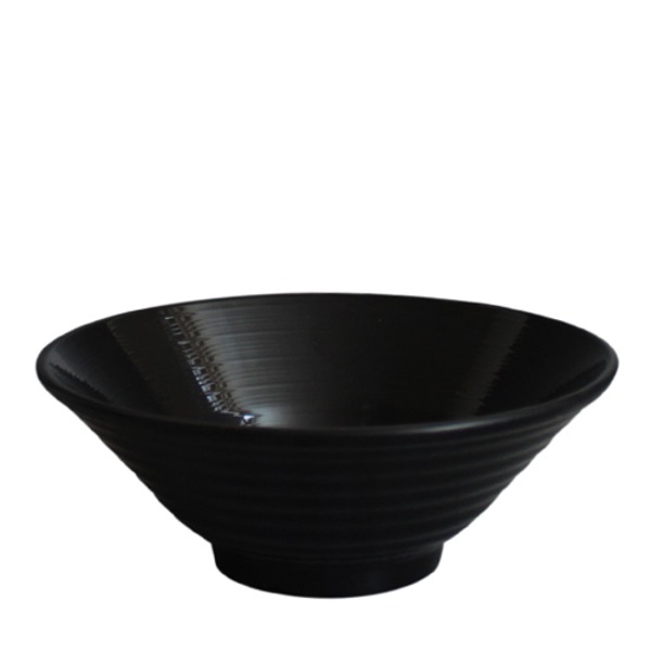 빗살무전사(블랙) 빗살V면기3호 (지름 245mm) 멜라민 업소용 식당그릇