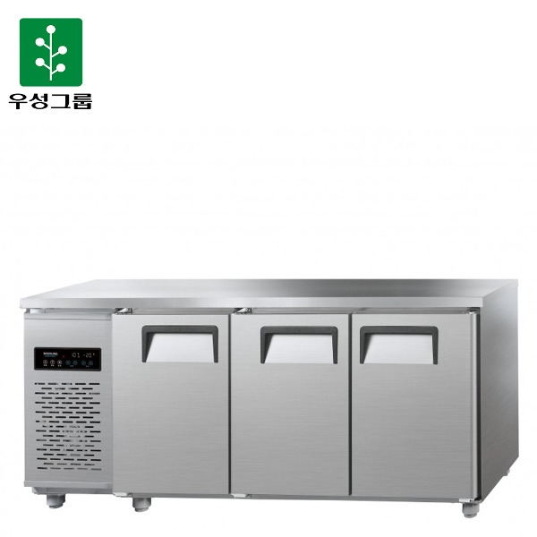 우성 직냉식 보냉 6자 테이블 올냉장 (올스텐/디지털) A/S 영업용 카페